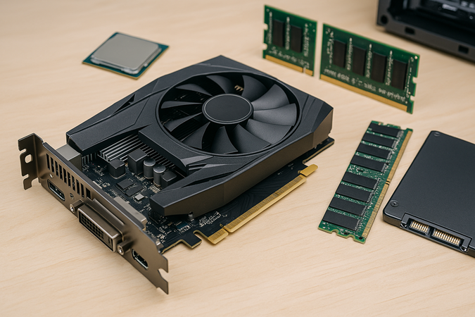 PC hardware upgrade in progress
